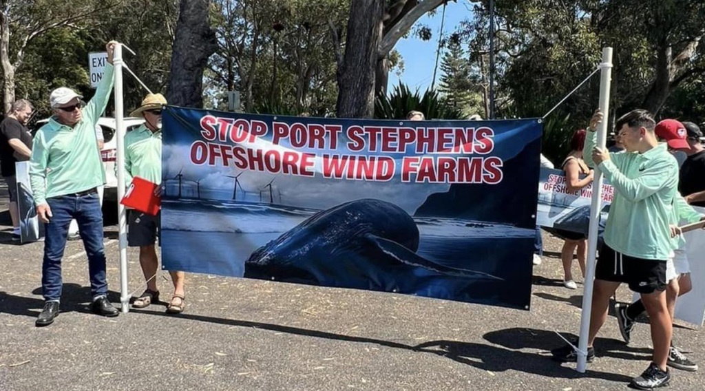 Port Stephens Residents Protesting