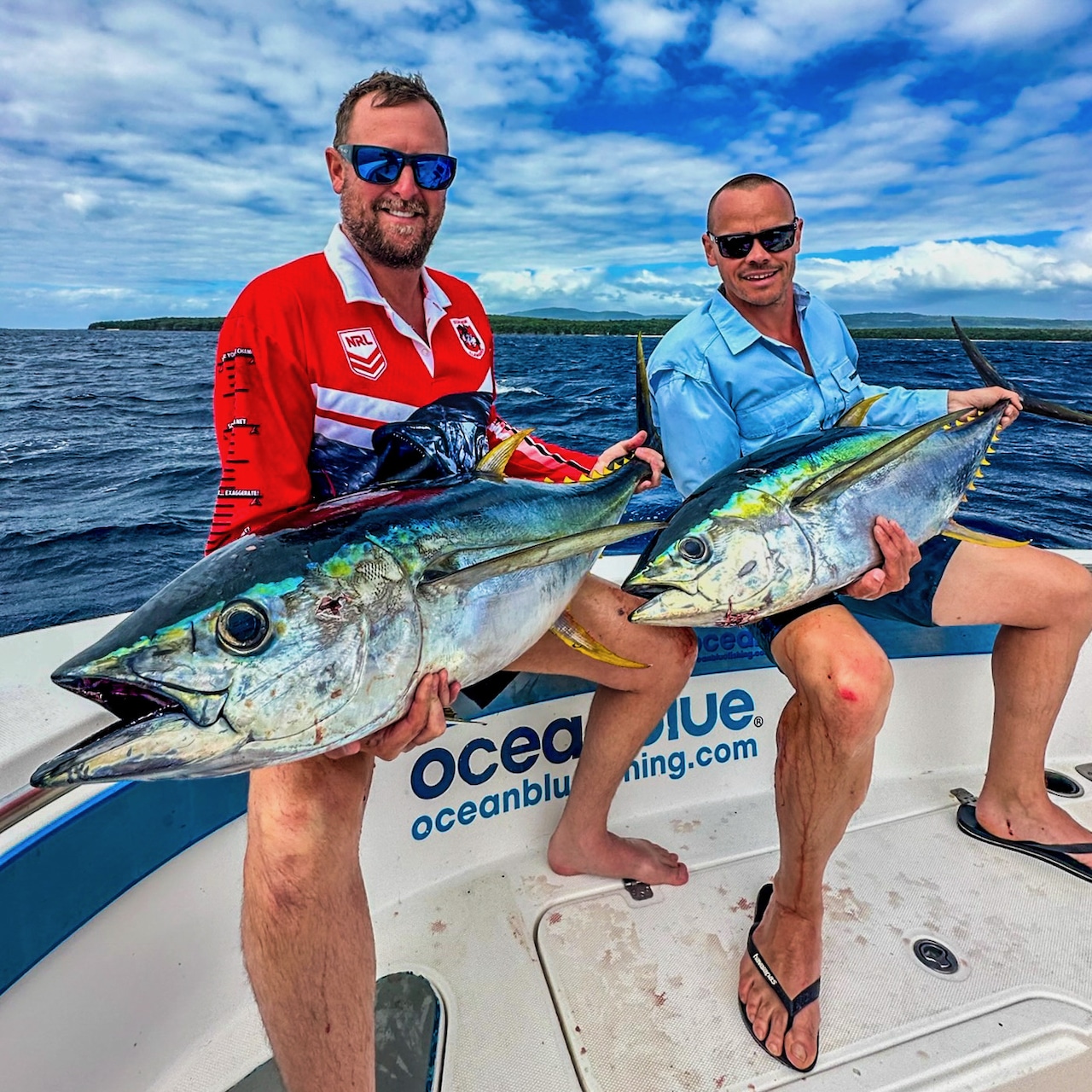 Yellowfin Tuna, one of the species encountered on a solo fishing trip in Vanuatu.