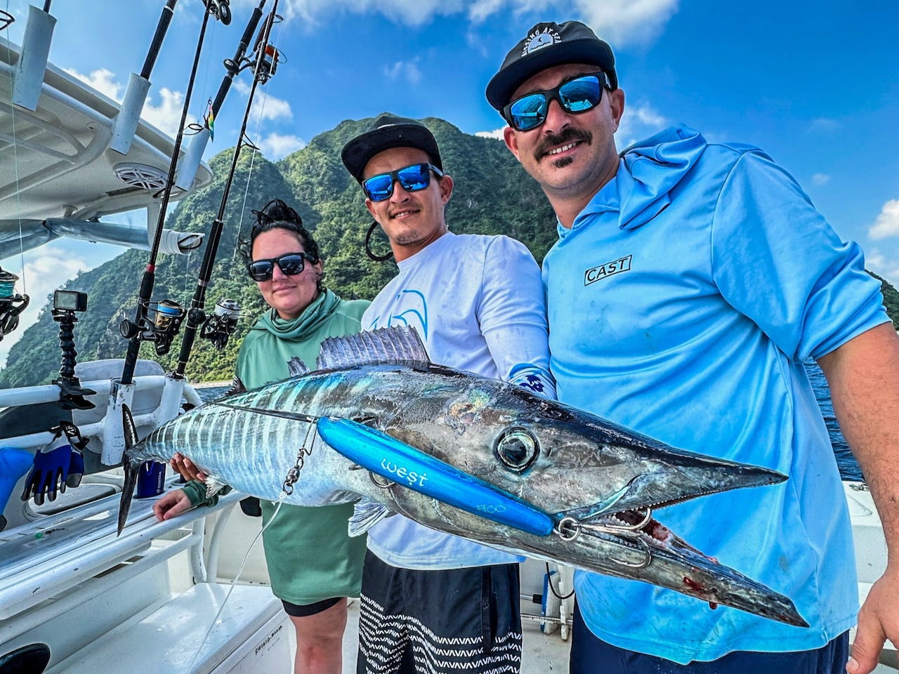 Stickbaits are the go to topwater lure for Wahoo fishing in Vanuatu.