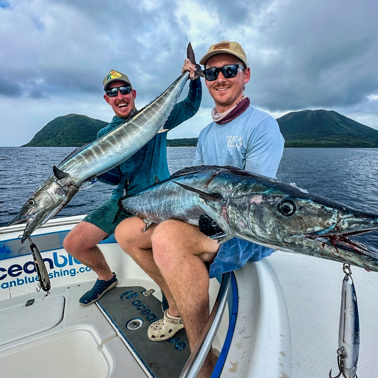 Wahoo caught on topwater in Vanuatu.