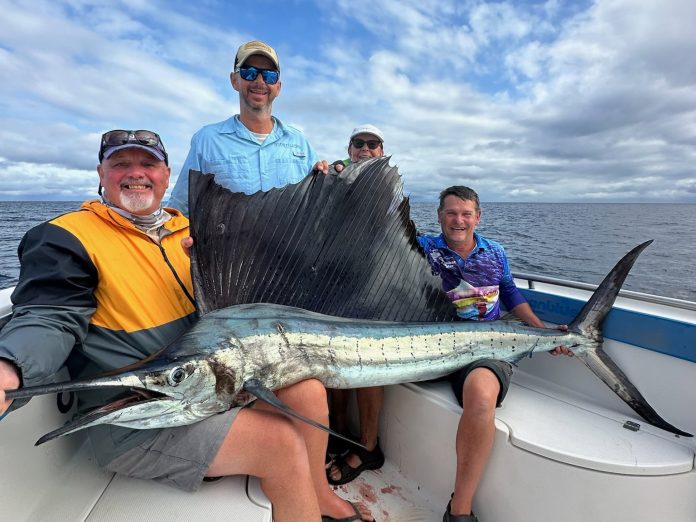 The victim of a live bait! What a fish from the Ocean Blue Crew