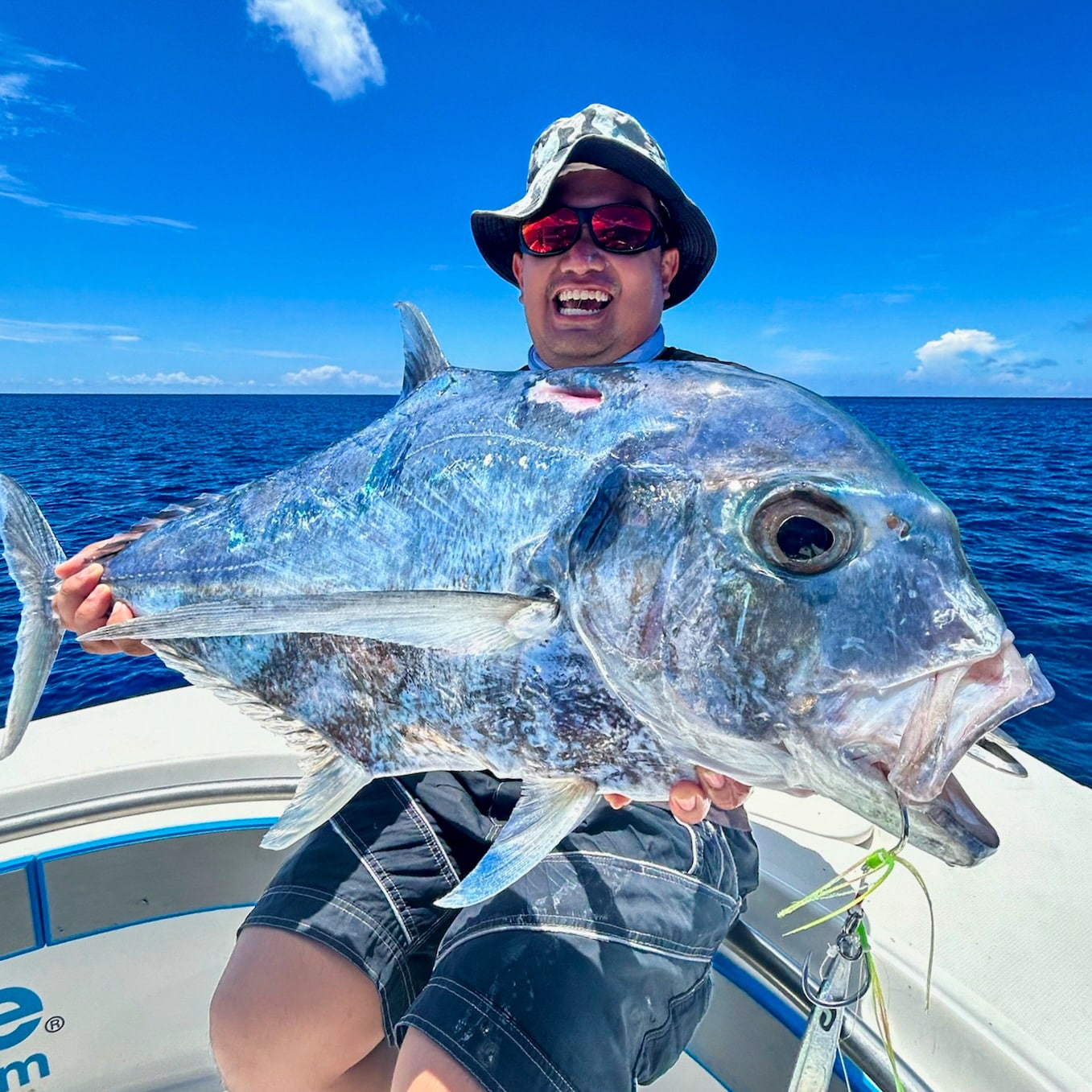 Vanuatu Pompano on Jig